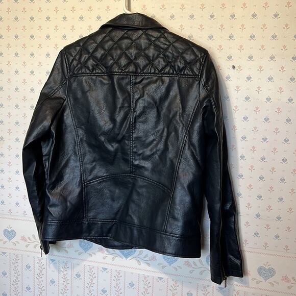 Universal Thread Small Faux Leather Multiple Zipper Polyester Jacket - Picture 11 of 16